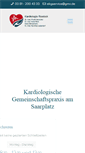 Mobile Screenshot of kardiologe-internist.de
