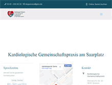 Tablet Screenshot of kardiologe-internist.de